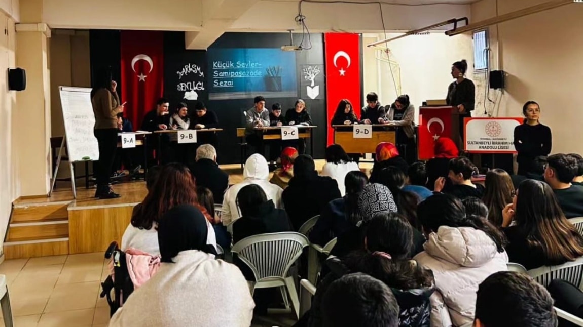 SULTANBEYLİ İBRAHİM HAKKI ANADOLU LİSESİ 9. SINIFLAR ARASI BİLGİ YARIŞMASI ETKİNLİĞİ